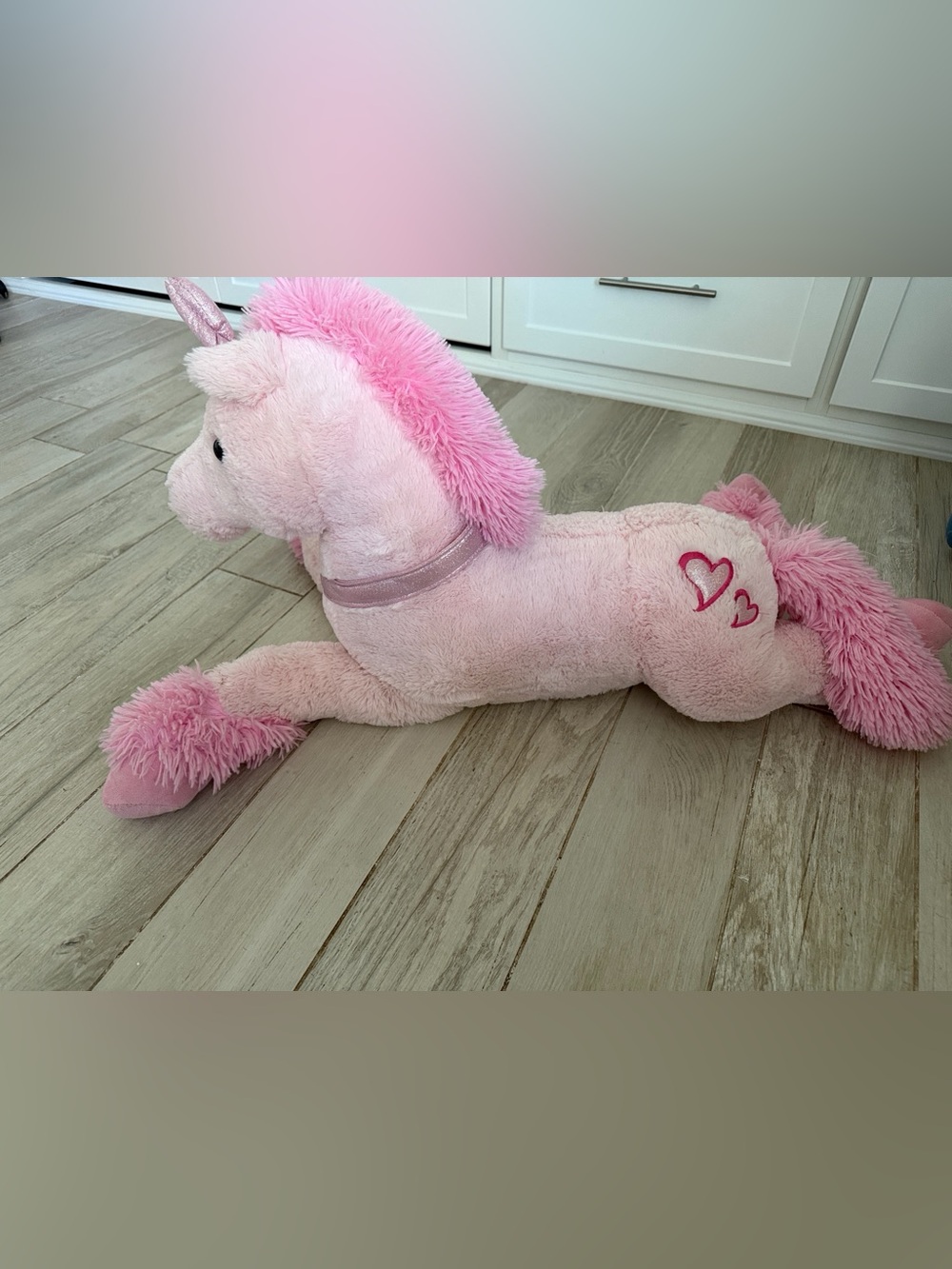 Plush Pink Unicorn Stuffed Animal DanDee brand